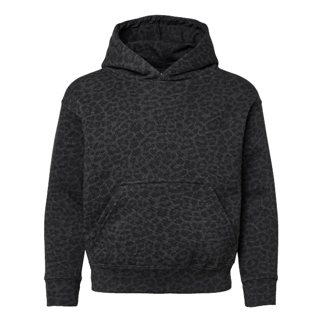 Youth Girls Embroidered Monogram Hoodie