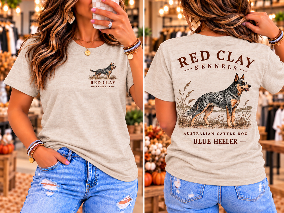 Red Clay Kennels | Fan Favorite Vintage Outfitter Short Sleeve Tee – Australian Cattle Dog