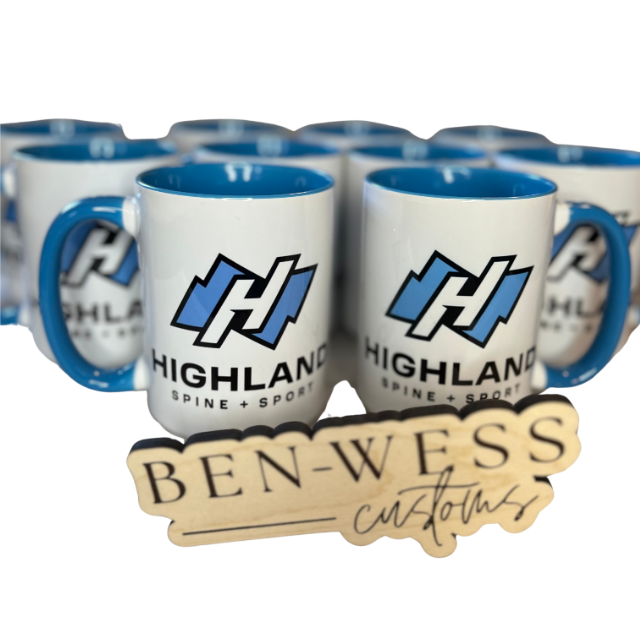15 oz. Coffee Mugs customized with your logo or design