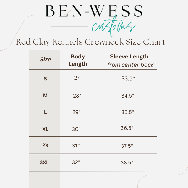 Red Clay Kennels German Shepherd Patriotic Crewneck Sweatshirt