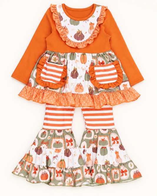 Pocket Flare Bells Outfit - Golden Harvest