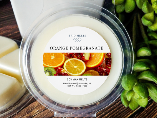 Orange & Pomegranate Wax Melt