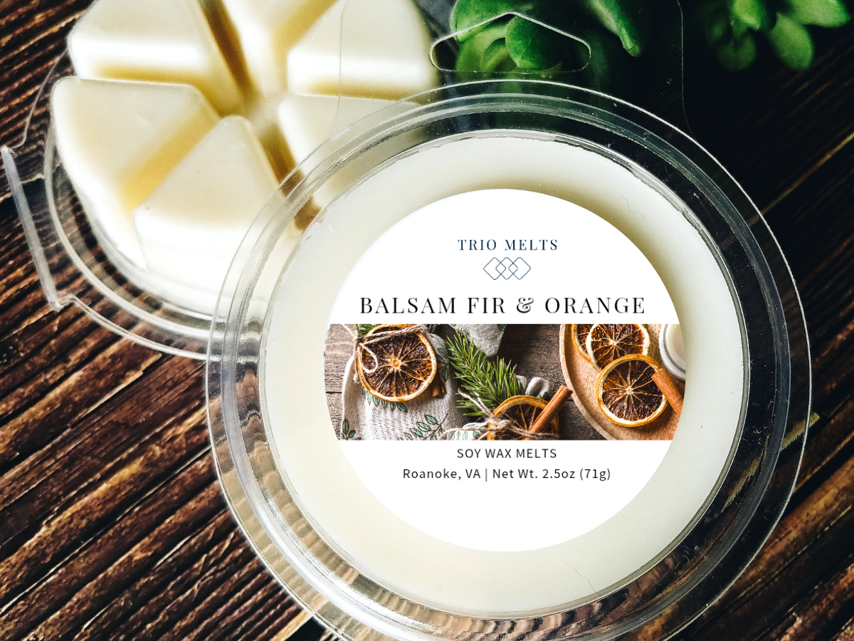 Balsam Fir & Orange Wax Melt