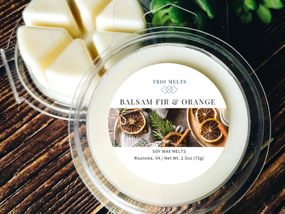 Balsam Fir & Orange Wax Melt