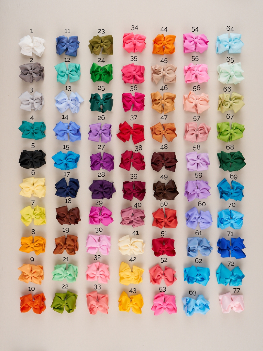 Boutique Double-Layer Hair Bows -  5"
