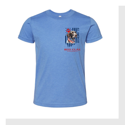 Red Clay Kennels German Shorthaired Pointer Patriotic Tee