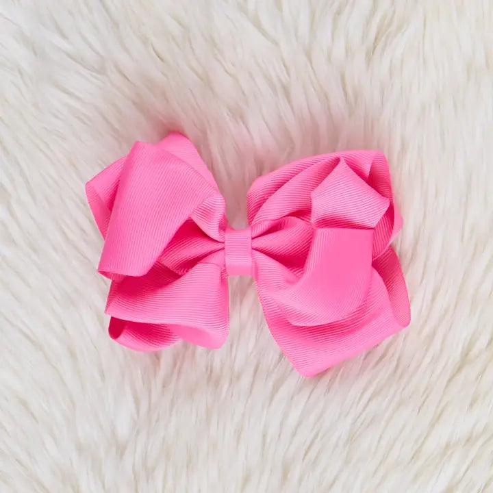 Boutique Double-Layer Hair Bows -  5"