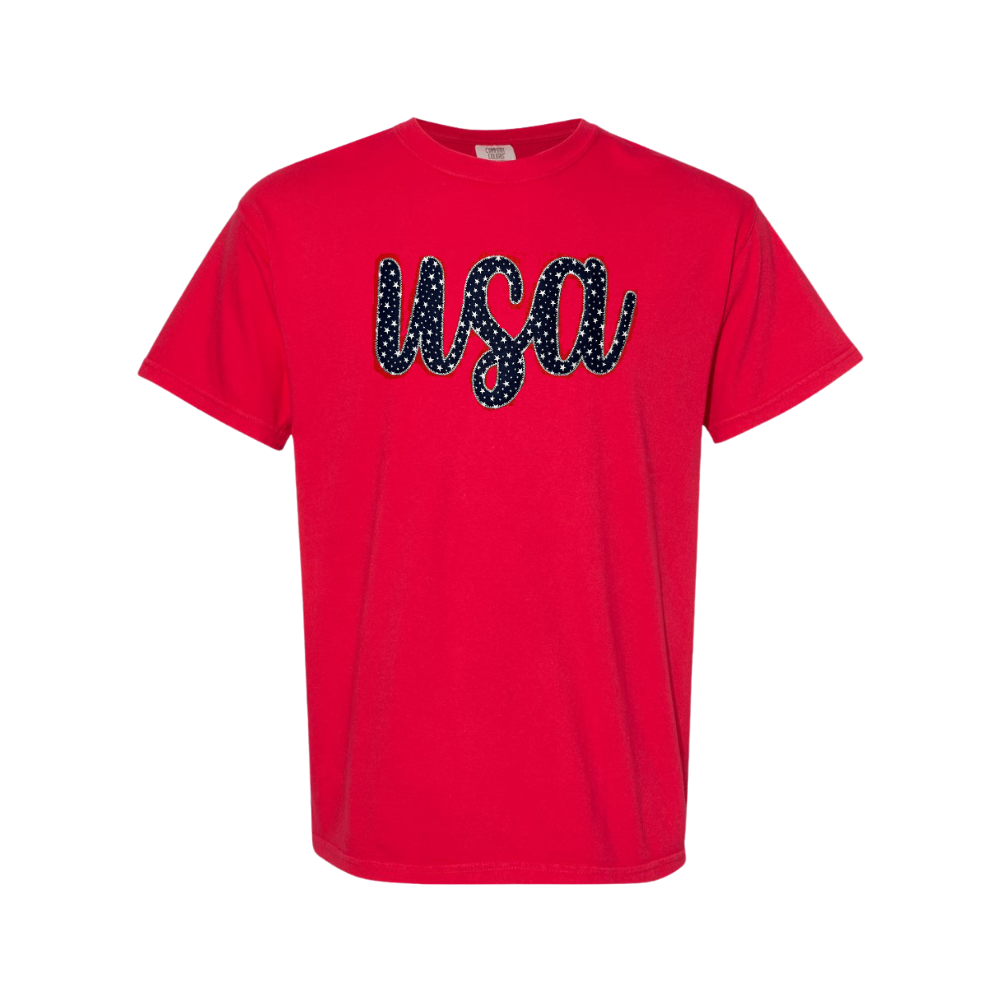 Applique Embroidered USA