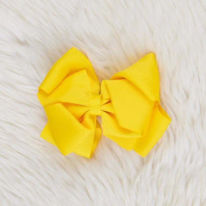 Boutique Double-Layer Hair Bows -  5"