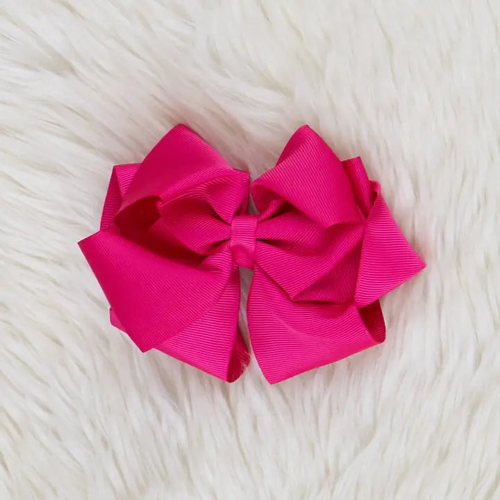 Boutique Double-Layer Hair Bows -  5"
