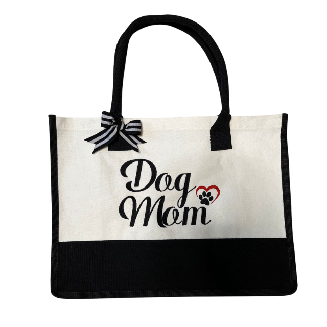 Embroidered Canvas Tote