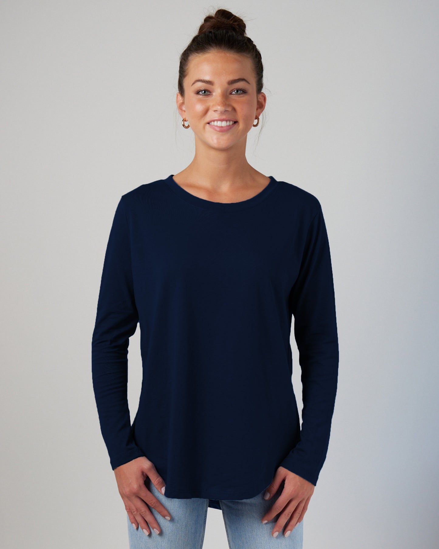 Ladies High-Low Long Sleeve Tee