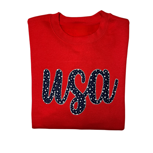 Applique Embroidered USA