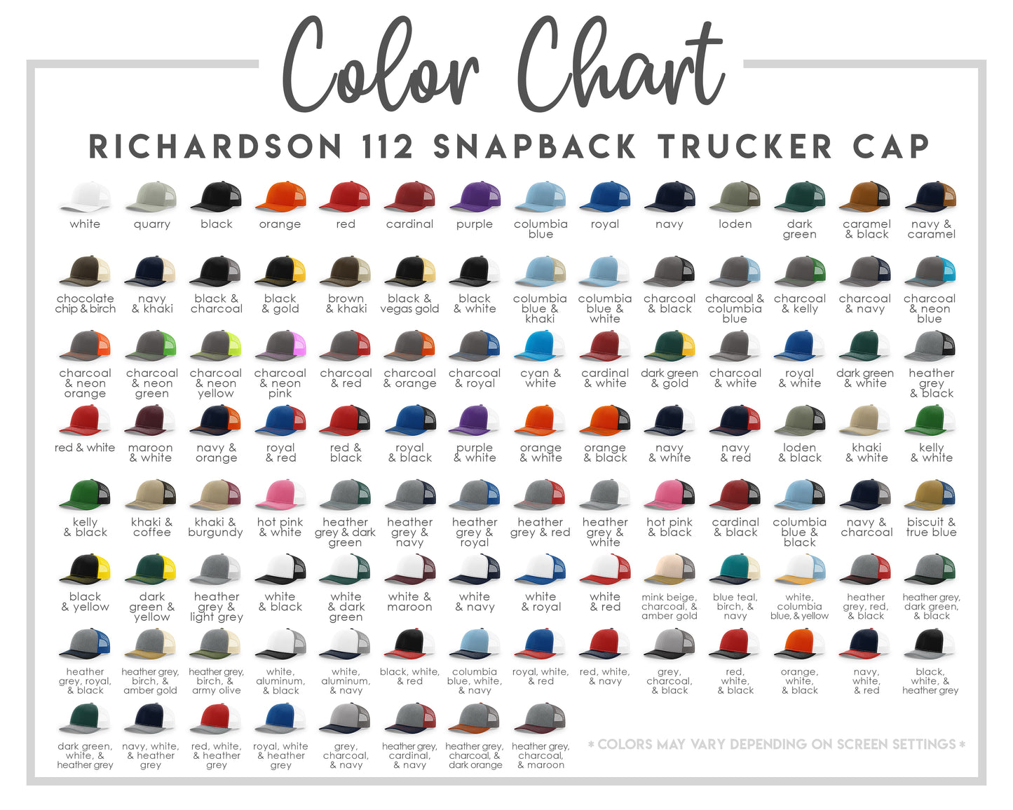 Richardson 112 Snapback Trucker Cap