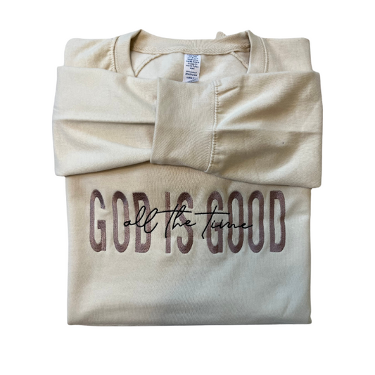 Embroidered God Is Good All The Time