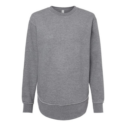 Keepsake Applique Personalized Oversized Fleece Crewneck