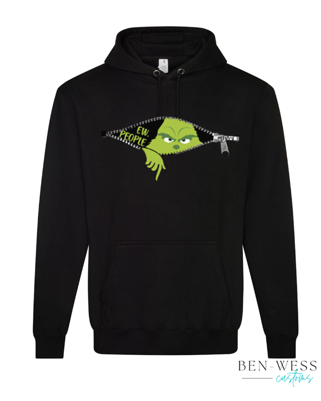 Premium Grinch Zipper Hoodie