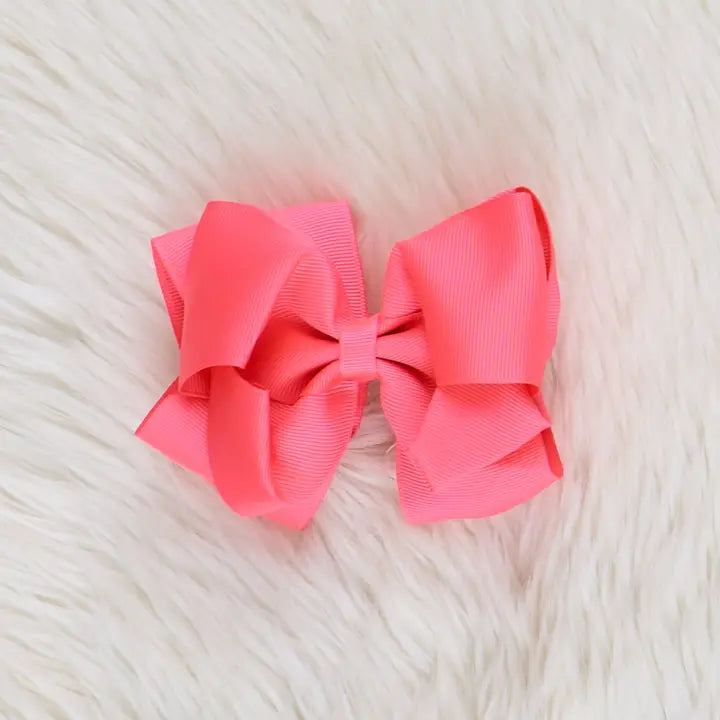 Boutique Double-Layer Hair Bows -  5"