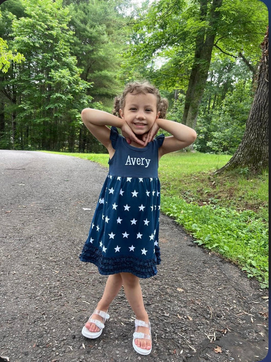 Ruffle Star Dress