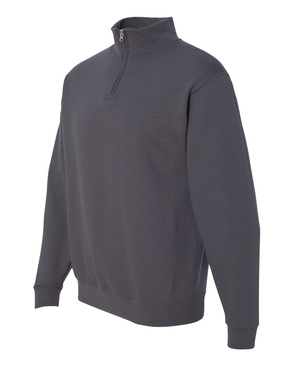 Personalized Embroidered Cadet Collar Quarter-Zip Sweatshirt