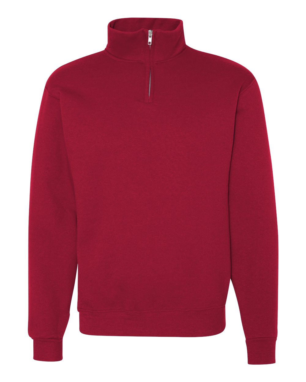 Personalized Embroidered Cadet Collar Quarter-Zip Sweatshirt