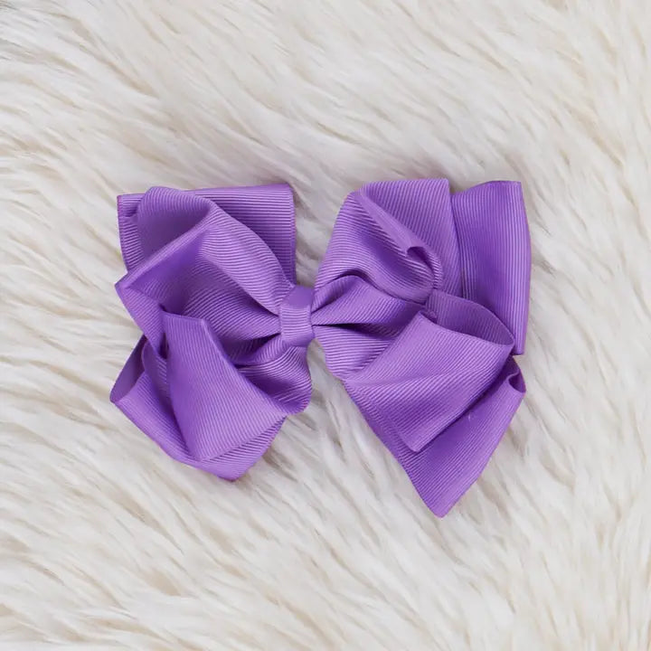 Boutique Double-Layer Hair Bows -  5"