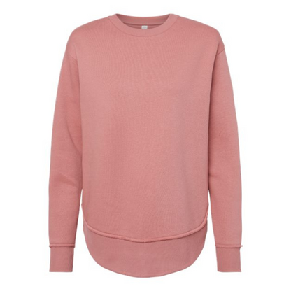 Keepsake Applique Personalized Oversized Fleece Crewneck