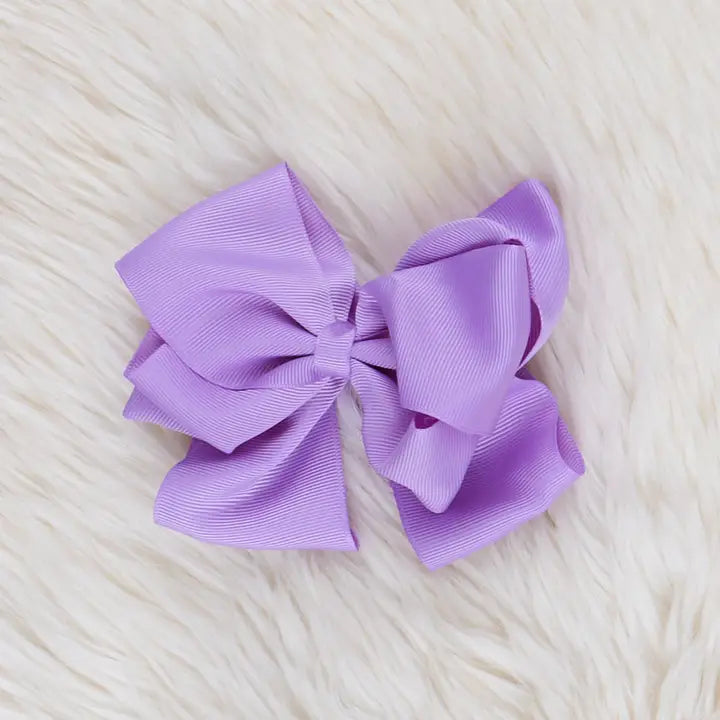 Boutique Double-Layer Hair Bows -  5"