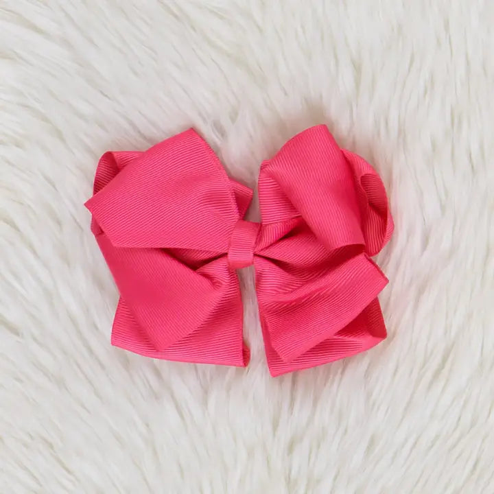 Boutique Double-Layer Hair Bows -  5"