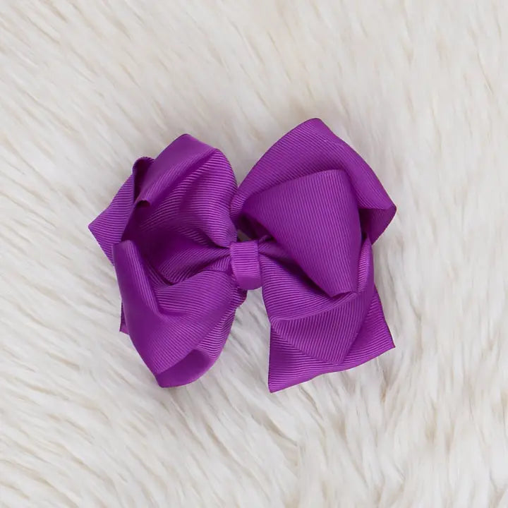 Boutique Double-Layer Hair Bows -  5"