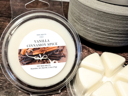Vanilla Cinnamon Spice Wax Melt