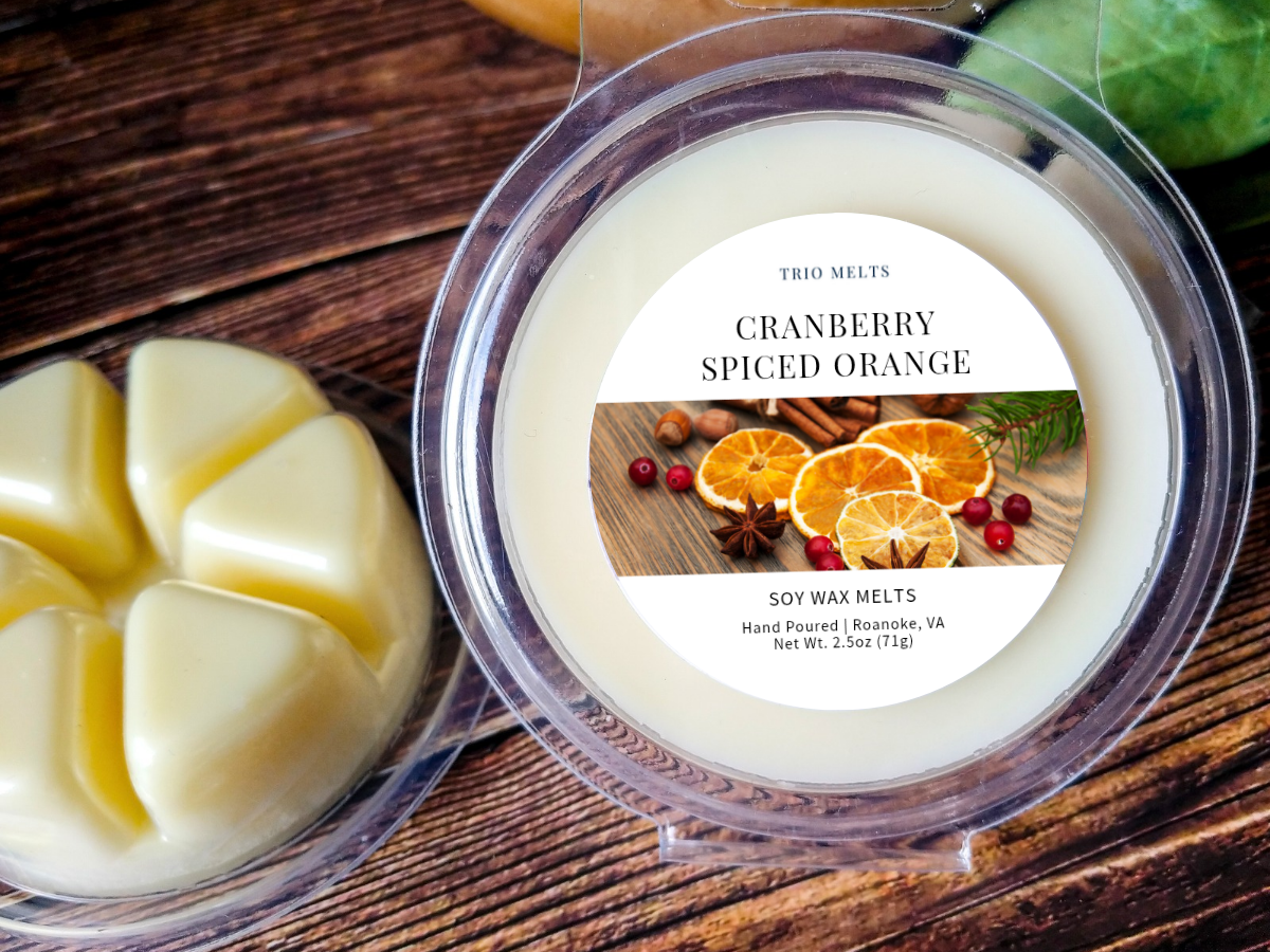 Orange Spiced Cranberry Wax Melt
