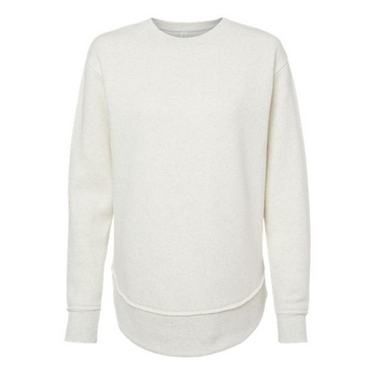 Keepsake Applique Personalized Oversized Fleece Crewneck